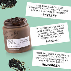 UpCircle Face Scrub with Coffee + Rosehip Citrus blend