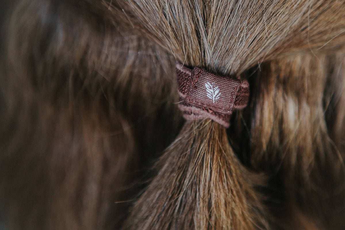 Hair Ties - Plastic Free - 6 Pack (Natural)