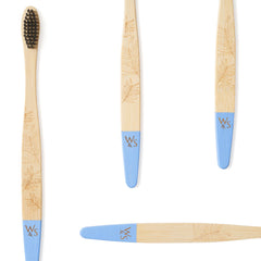 4 Pack Adult Bamboo Toothbrush - Firm Bristles