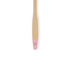 Baby Bamboo Toothbrush Single - Four Colours: Baby Pink