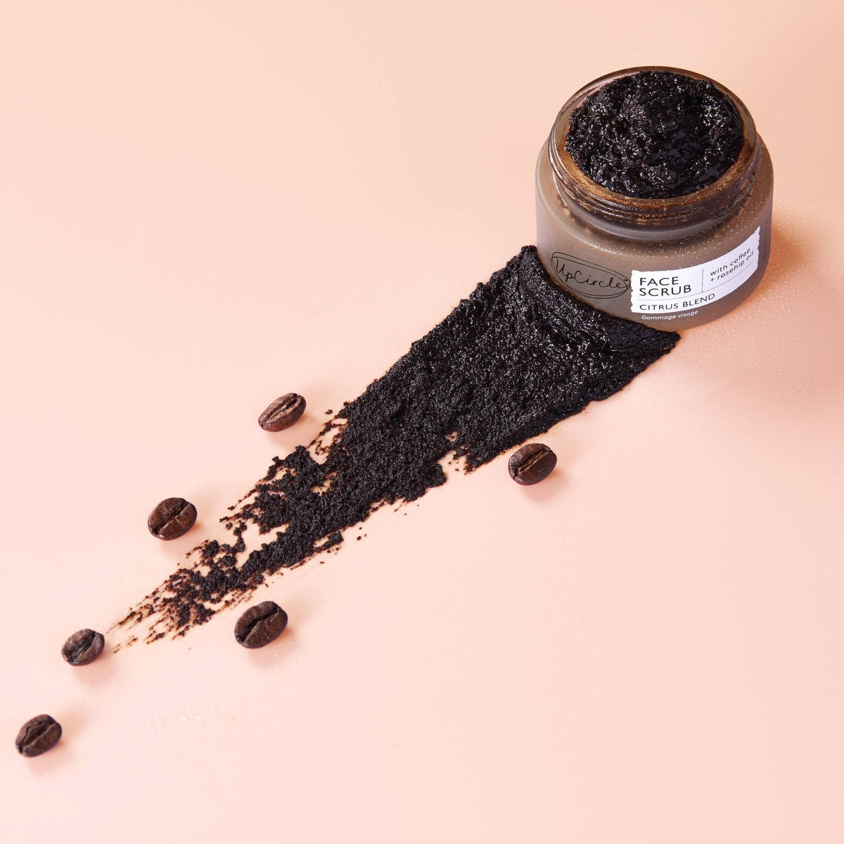 UpCircle Face Scrub with Coffee + Rosehip Citrus blend